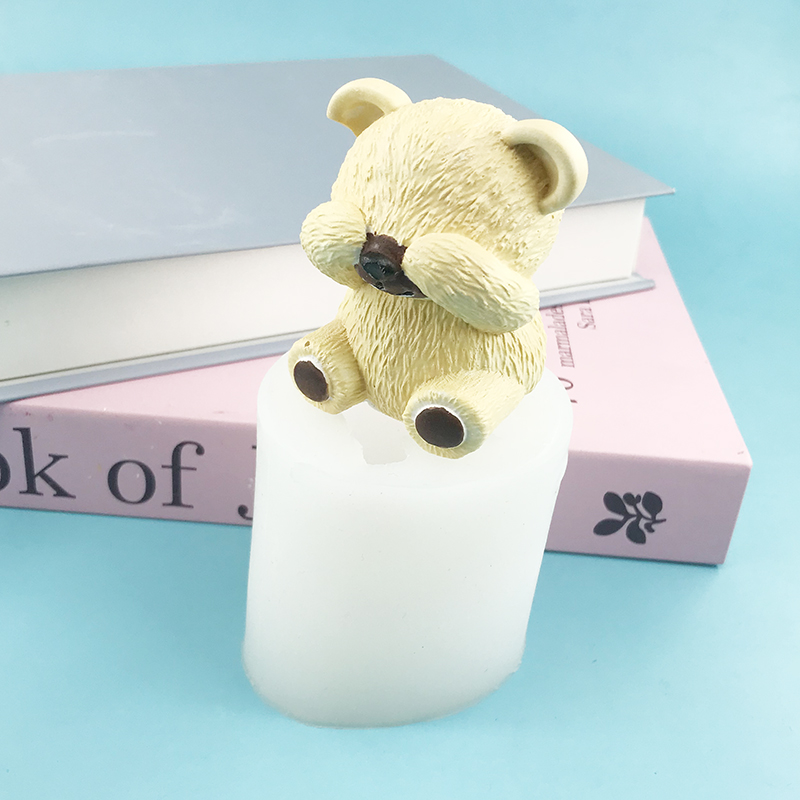 Candle Supplies Eu - Molde de silicone de ursinho com