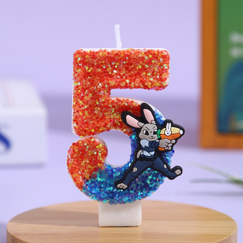 Candle Supplies Usa - Vela de Aniversário 3D com Tema