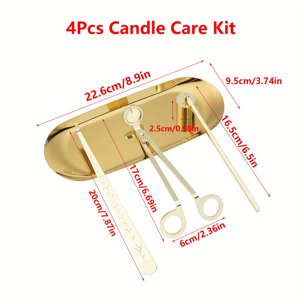 4 pçs/set kit de cuidados com  - Candle Making Supplies Kit avaliação e preço
