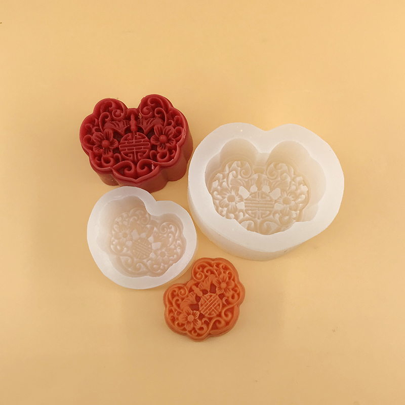 Molde de silicone 3d ruyi lock - Candle Supplies Eu avaliação e preço