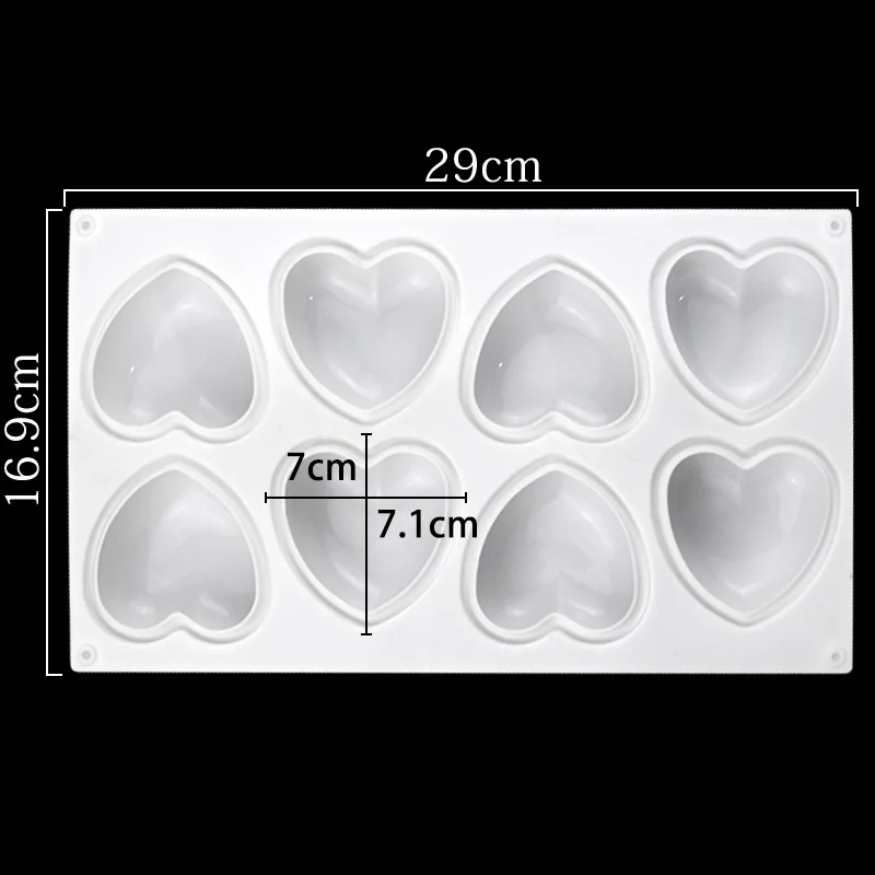 Amor coração silicone sabão mo - Candle Making Supplies Kit avaliação e preço