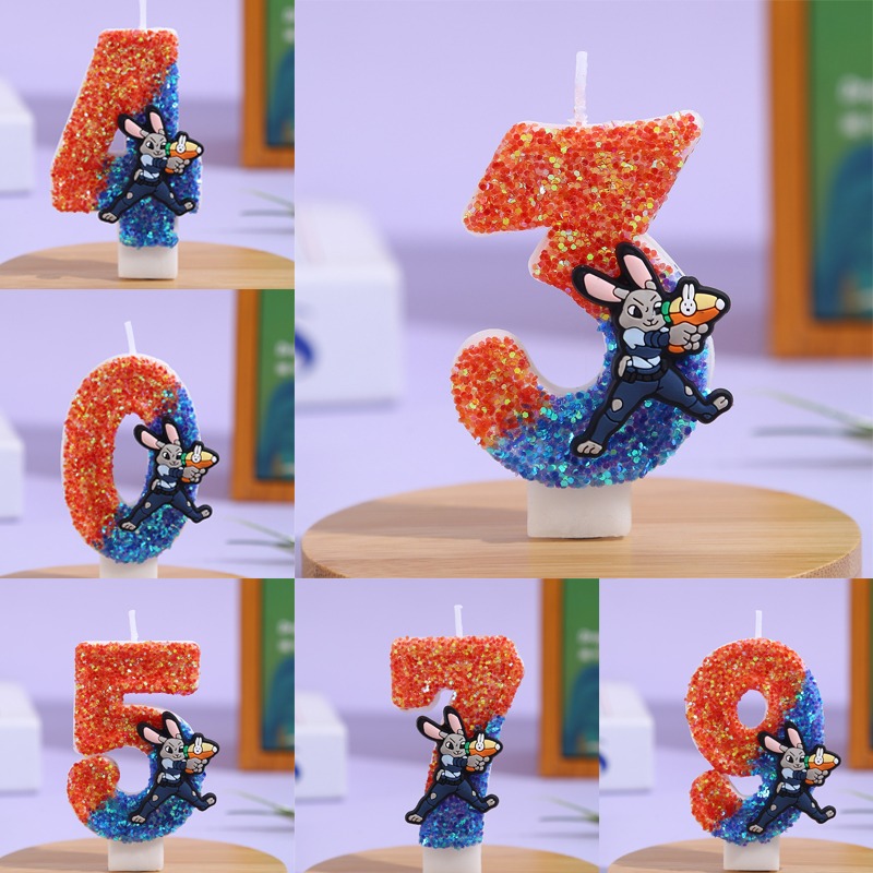 Vela de Aniversário 3D com Tem - Candle Supplies Usa avaliação e preço