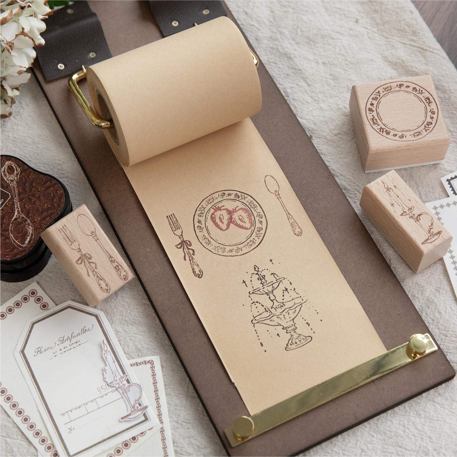 Carimbo de Madeira com Design  - Candle Supplies Usa avaliação e preço