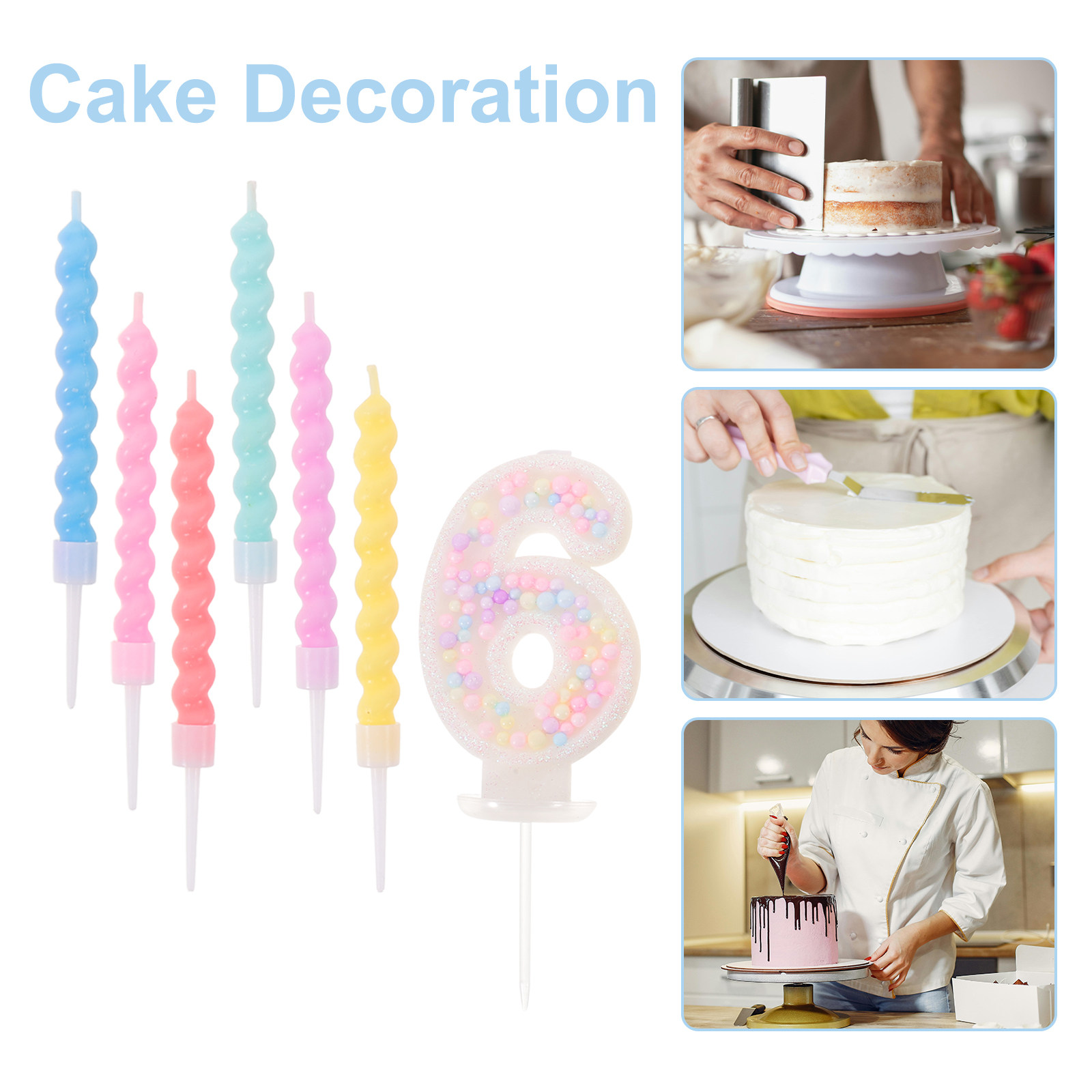 13 Velas Espirais Coloridas pa - Candle Supplies Usa avaliação e preço